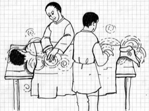 Васти: промывание ануса и нижней части кишечного тракта